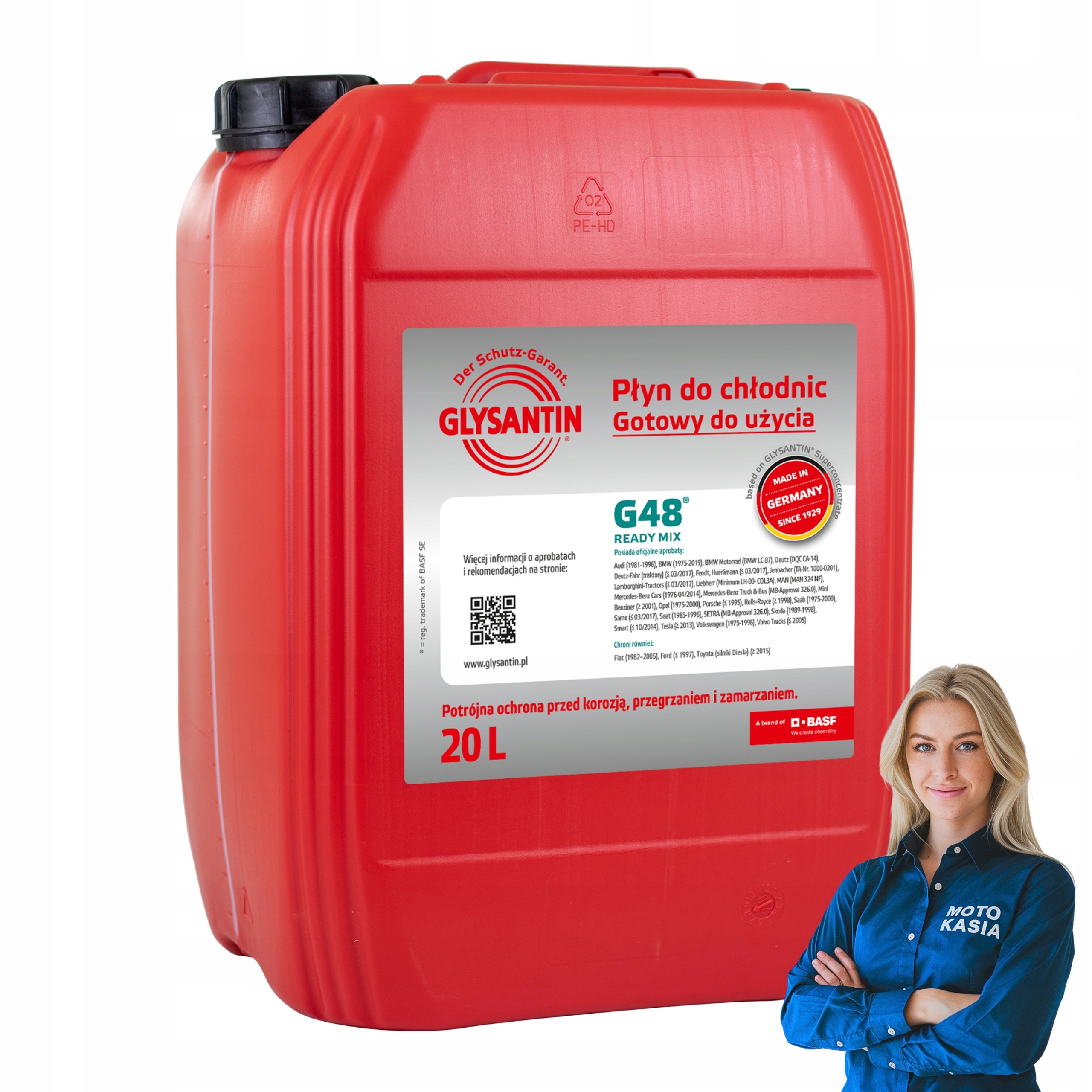 Płyn Do Chłodnic Glysantin G48 Ready Mix 20L Gotowy