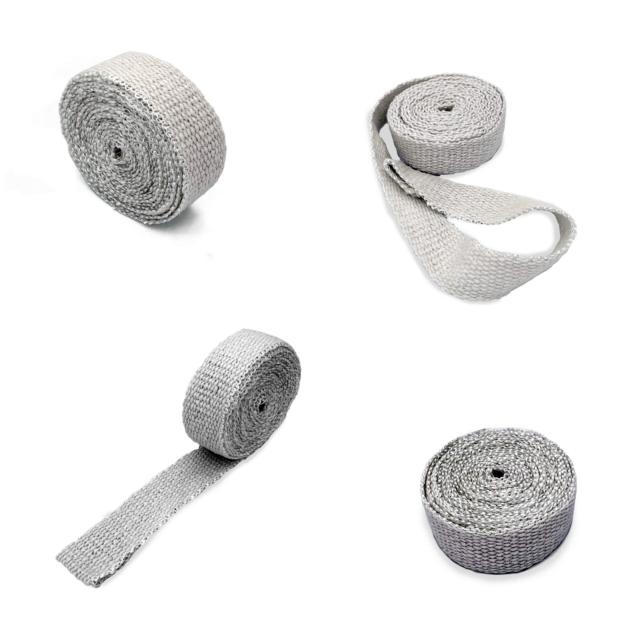 БЕЛАЯ ТЕРМАЛЬНАЯ ПОВЯЗКА НА КОЛЛЕКТОР / ВЫХЛОП 10М