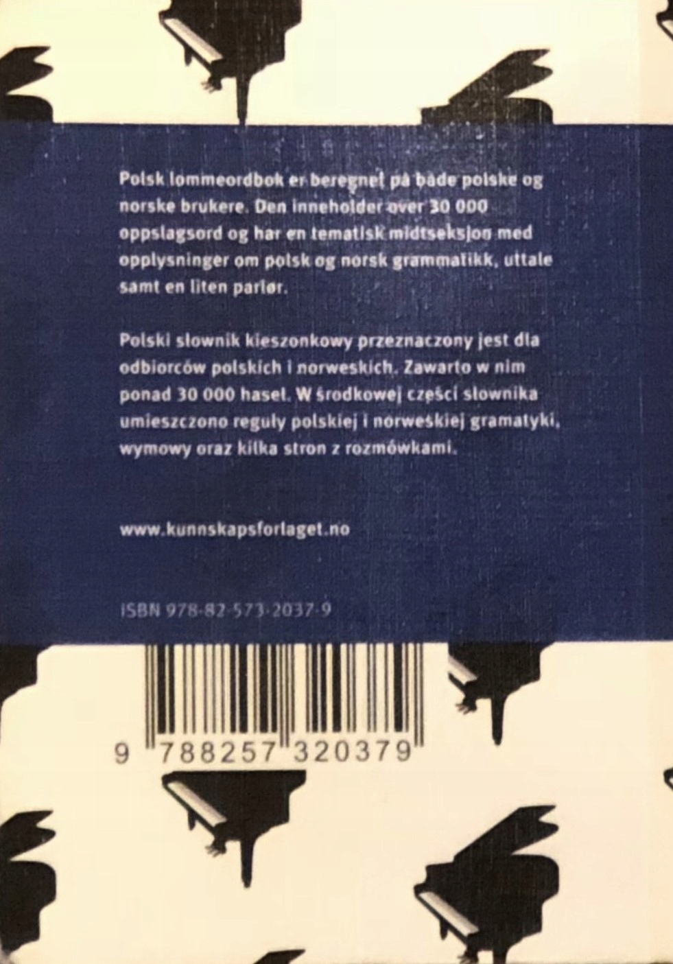 SŁOWNIK KIESZONKOWY NORWESKO POLSKI NORWESKI Język nauczany Norweski