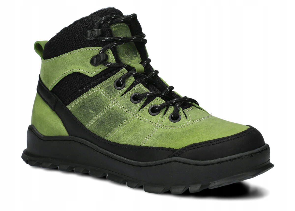 Nagaba 244 Pistácie – Zateplené Filcem, Pohodlné Dámské Kožené Boty