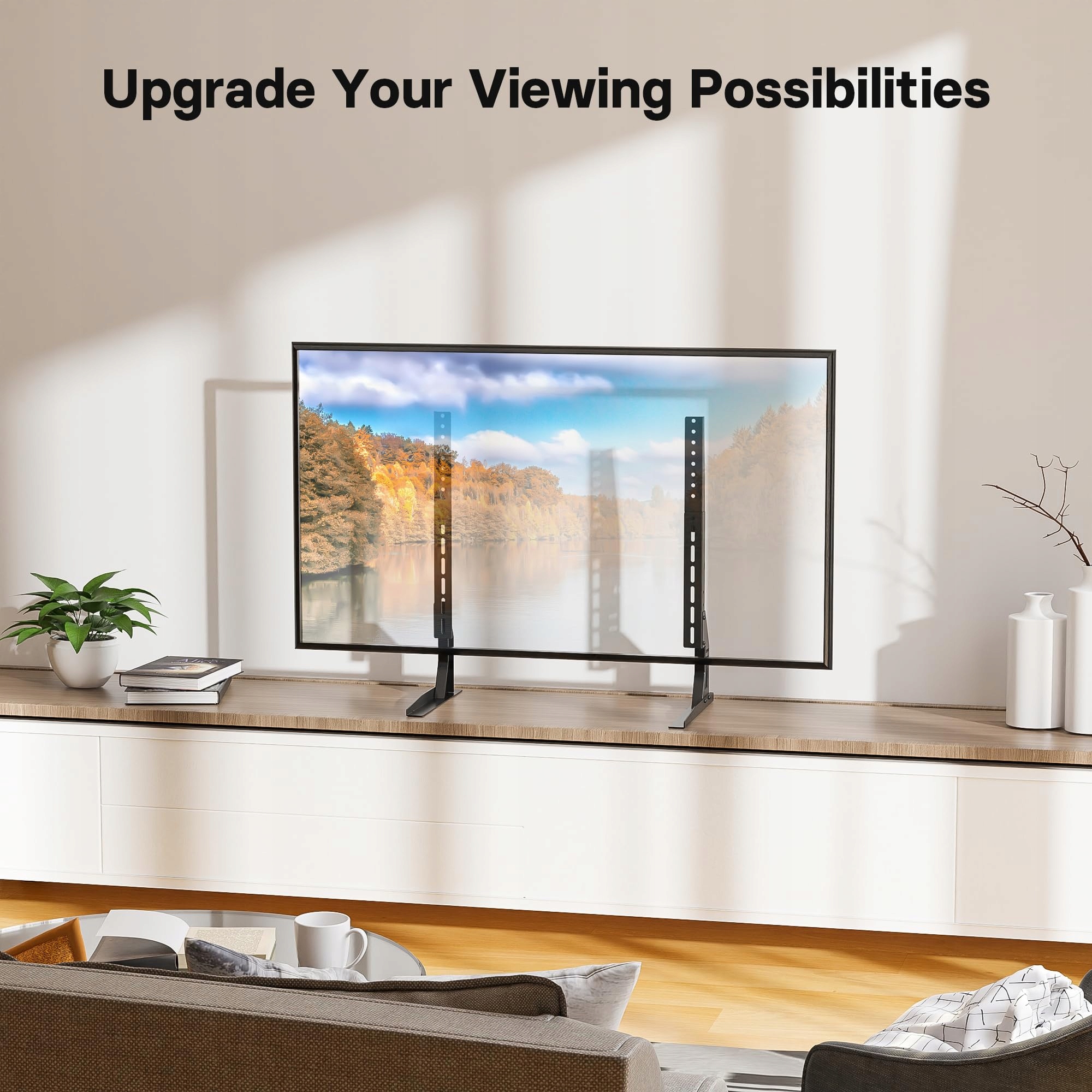BONTEC Uniwersalne Nogi Do Telewizora LCD LED 22-65 Cal Wysokość Regulowana — miniatura 8