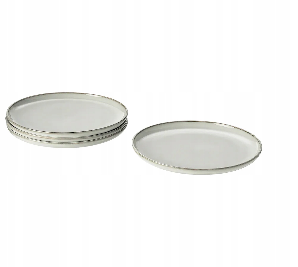 

Ikea Gladelig Talerz szary 25 cm 4 sztuki