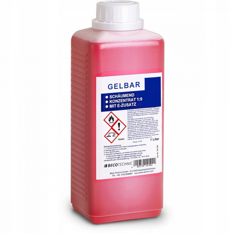 Gelbar prostředek na mytí hodinkových a hodinových strojků 1 Litr