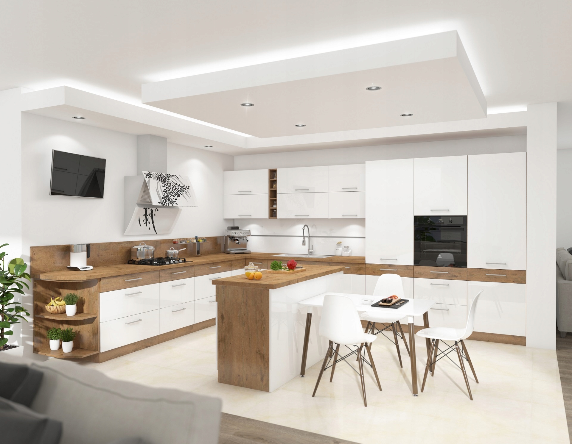 Regał kuchenny 30 G-72 OTW, VIGO Biały Kod producenta 150