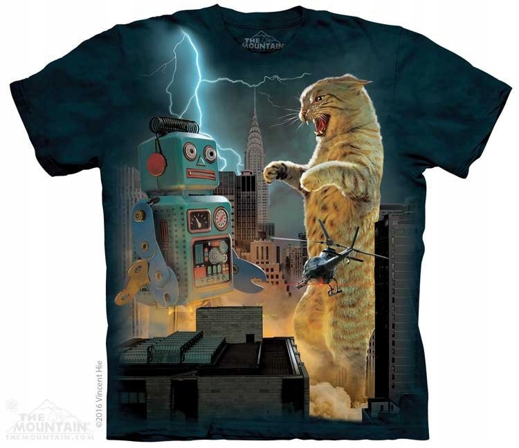 Catzilla vs. Robot – The Mountain 2XL
