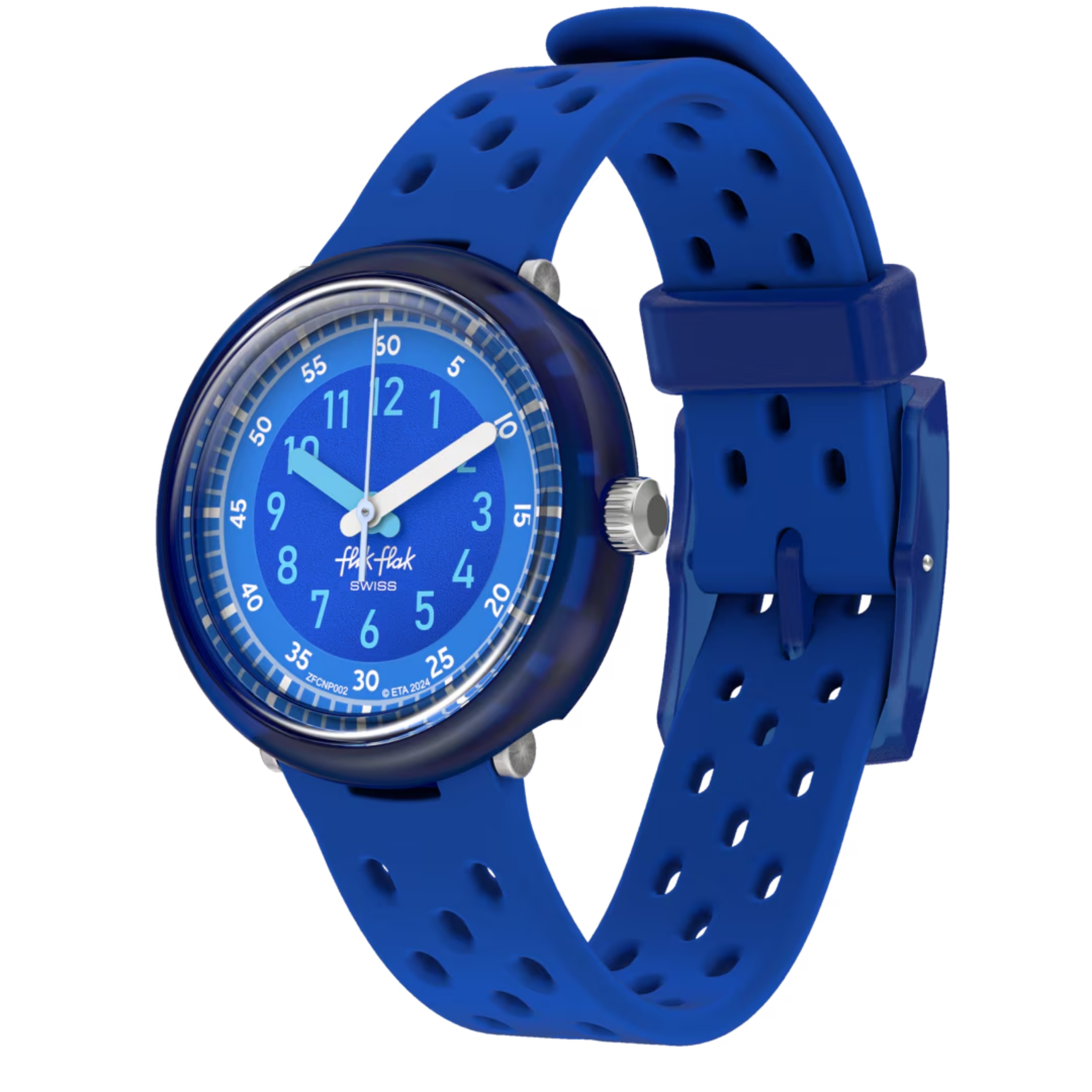 Flik Flak švýcarské hodinky pro děti Fizz In Blue
