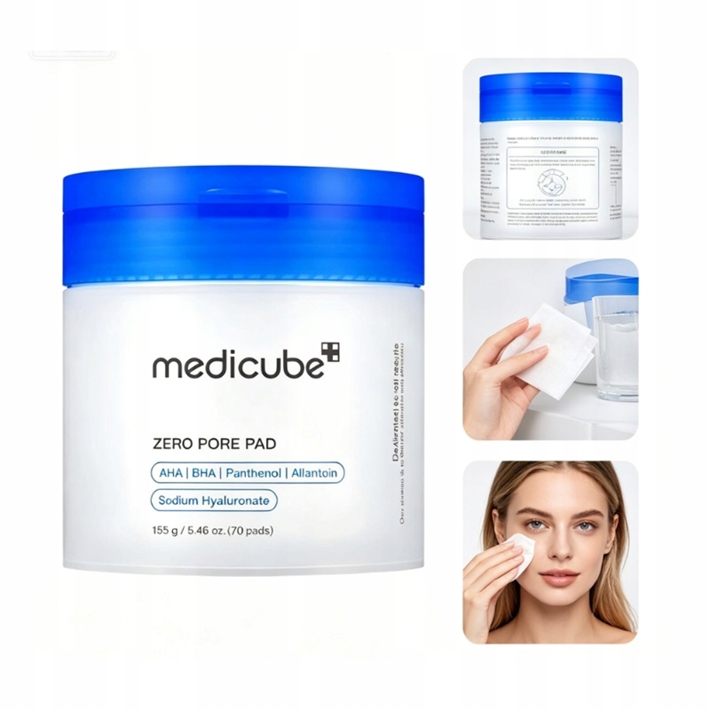 Zero Pore Pad Exfoliační Tampóny Na Obličej Čištění Pórů 70 Kusů