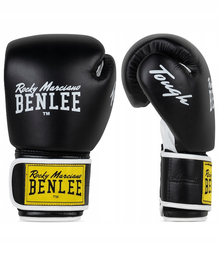 Męskie Rękawice Skórzane Benlee Tough Skóra Naturalna Boks Kickboxing 16 oz