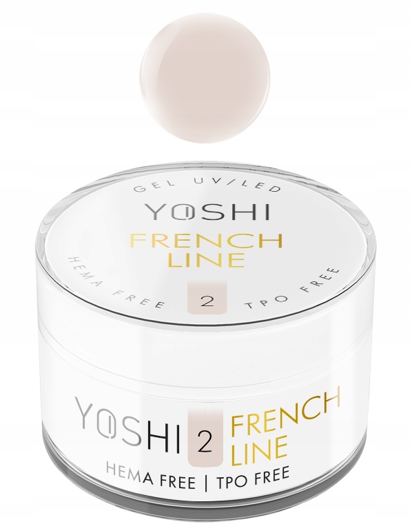 Yoshi French Line Builder Gel Budující Gel Č. 2 50 ml