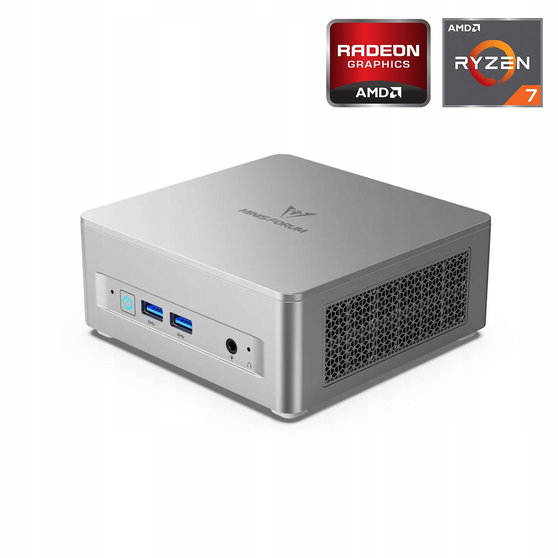 Komputer Mini Pc UM870 Slim Amd Ryzen 7 8745H Radeon 780M Bluetooth Wifi