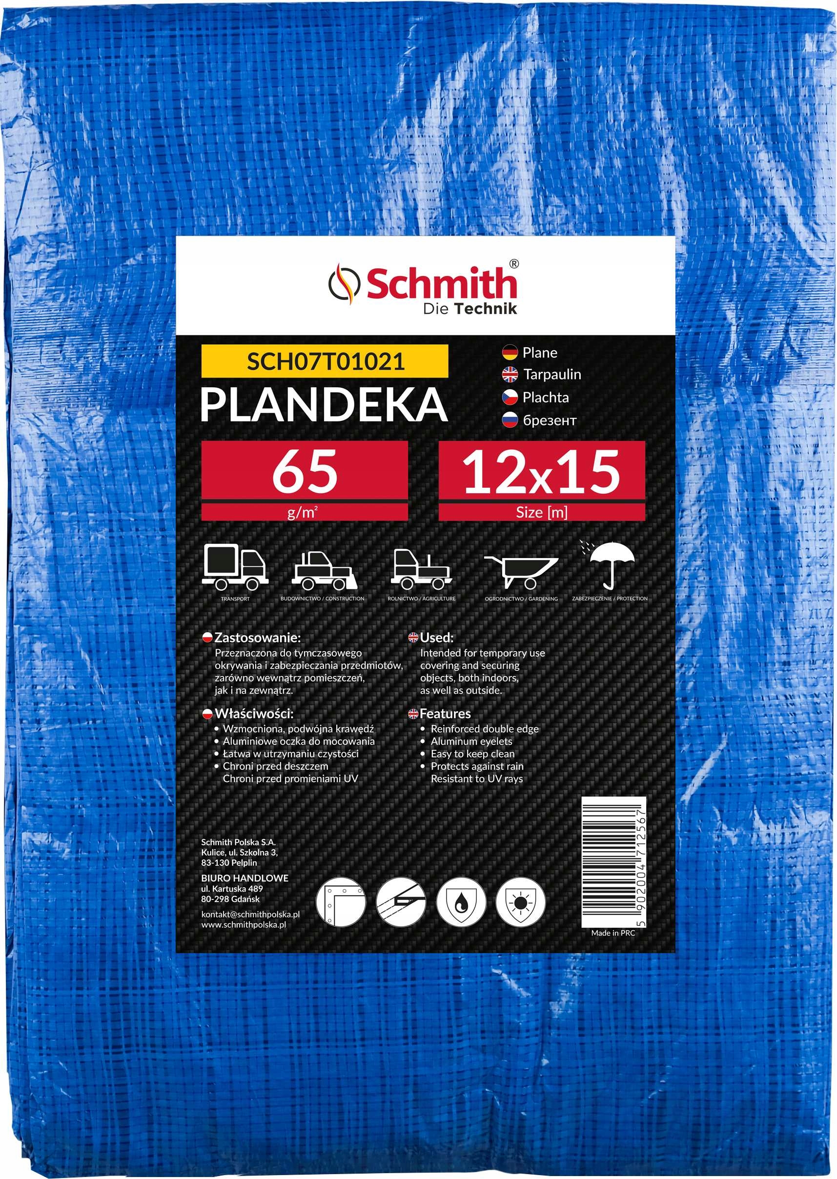 Plachta 65 g 12x15 m