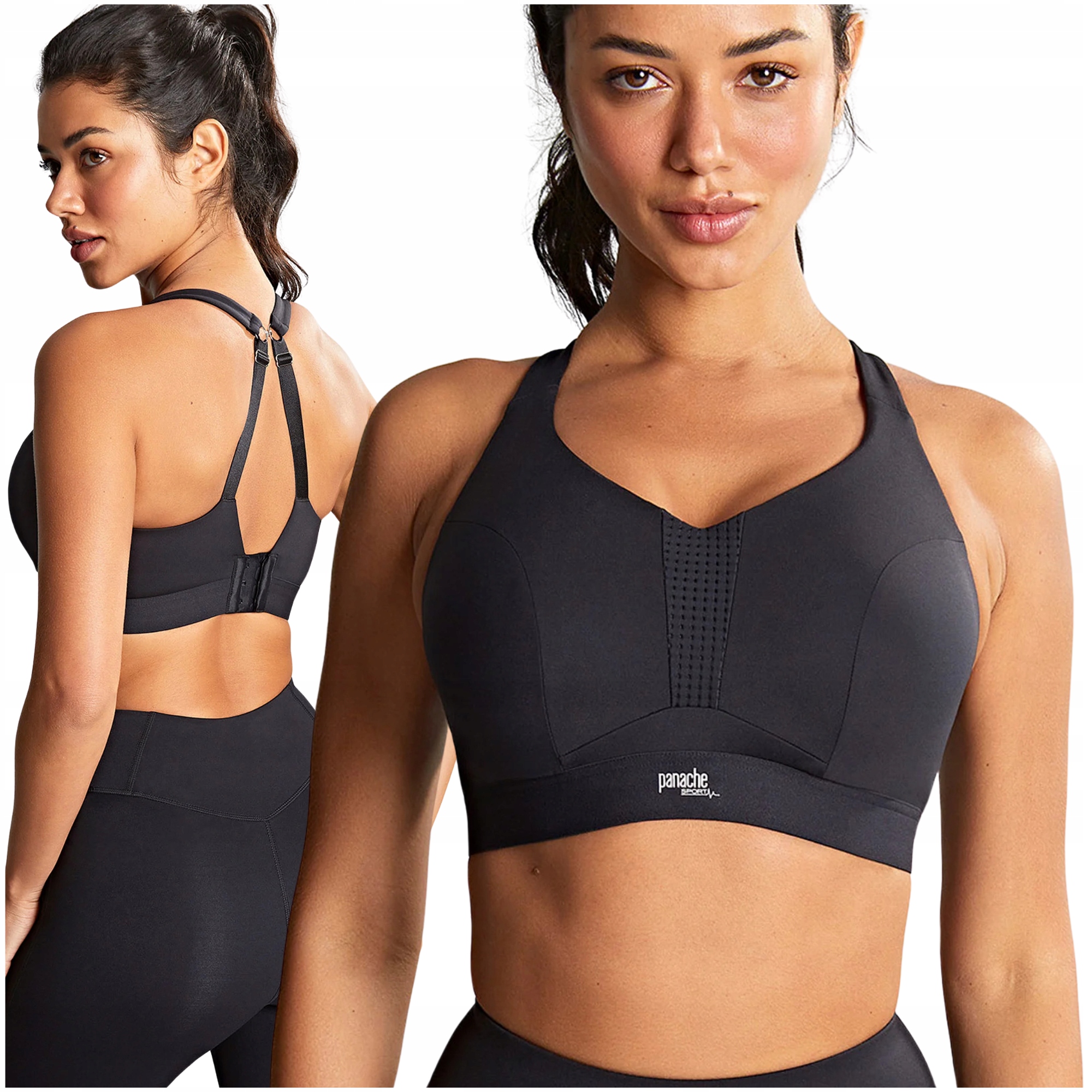 Sportovní podprsenka podpírající poprsí měkká Panache Endurance 32DD/70E