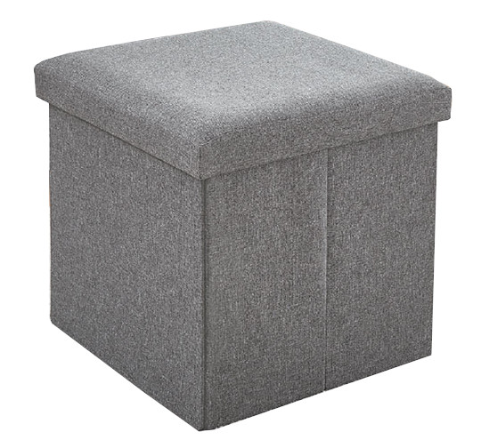 

Składany Puf Ze Schowkiem Smukee Szary 38x38CM 24H