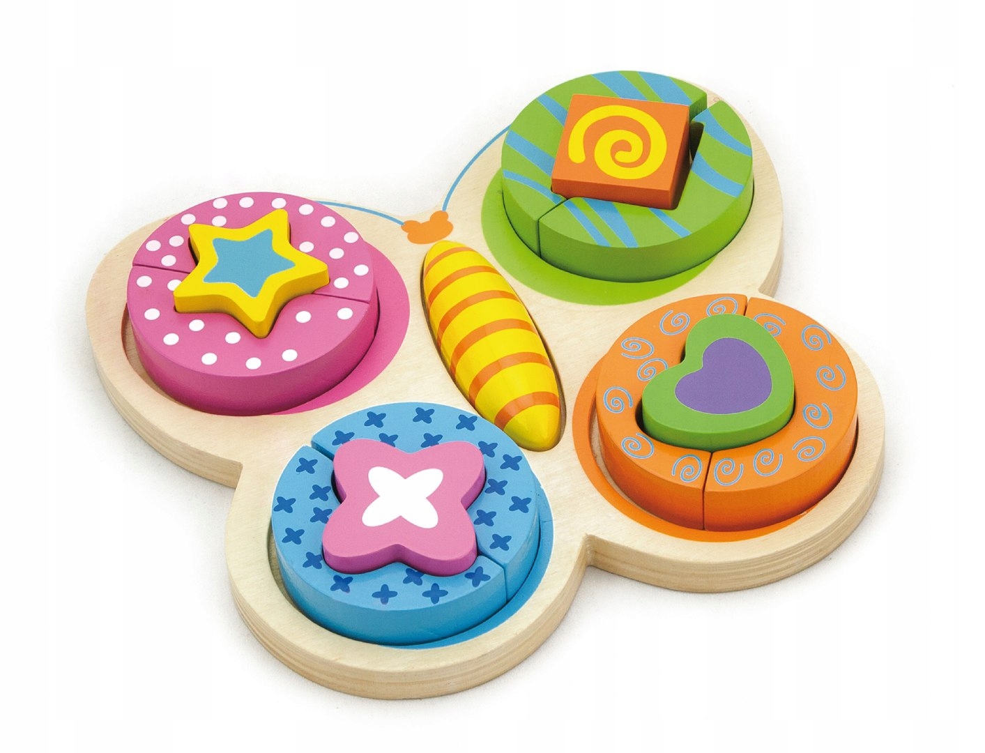 

Dopasuj Klocki Do Otworów W Motylku Wiek 2+