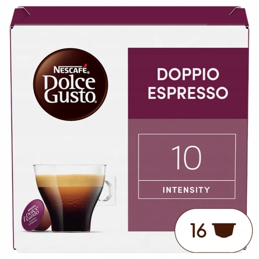 Levně Nescafé Dolce Gusto Doppio Espresso Káva v kapslích (16 kapslí)