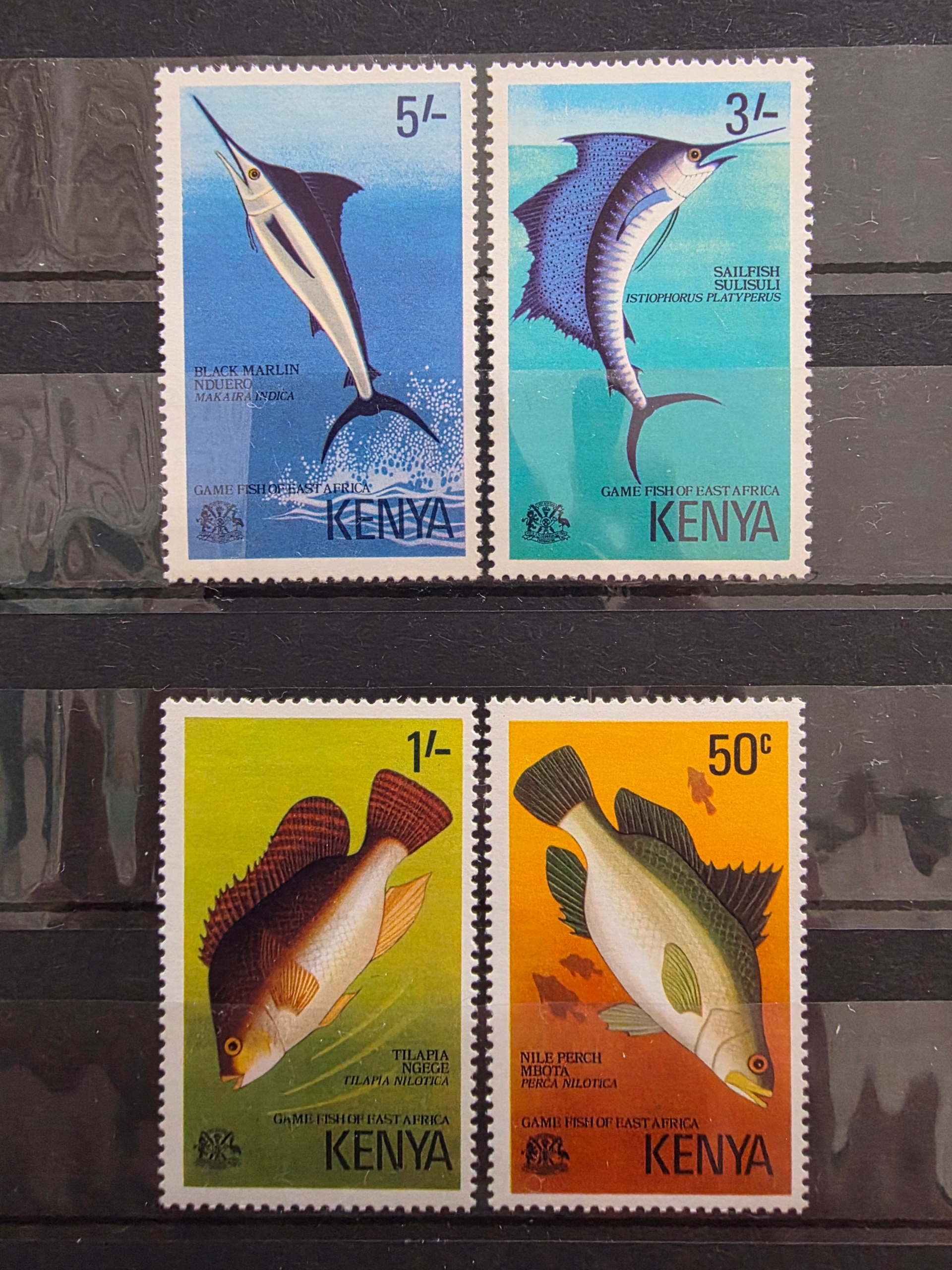 Znaczki Fauna Ryby Kenya czysty /R1