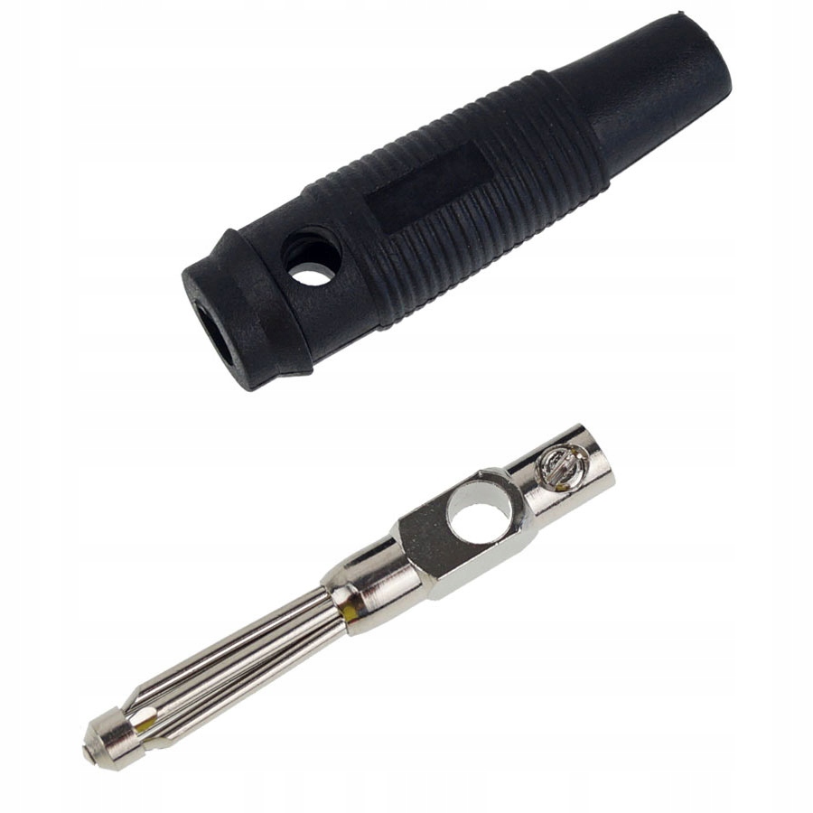 

Wtyk banan 4mm czarny Amass 25.413.2