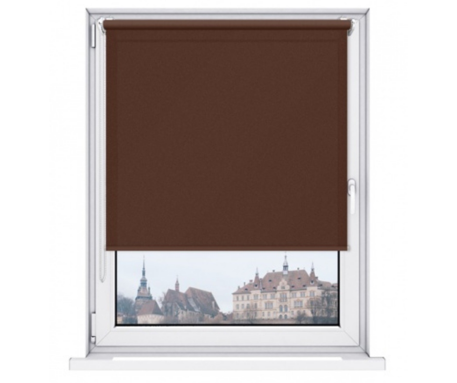

Roleta zaciemniająca kolor brązowy szer. 130 cm