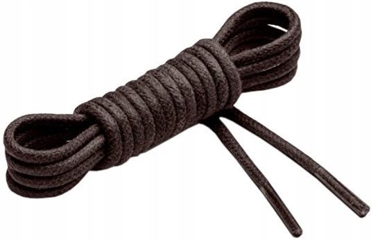 SZNURÓWKI SZNUROWADŁA WOSKOWANE OKRĄGŁE 2 mm 90 cm