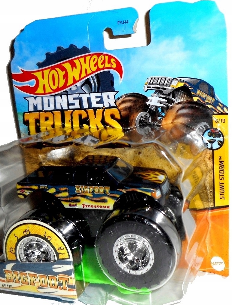 BigFoot - Monster Trucks Auta Hot Wheels Big Foot Samochodzik 1:64