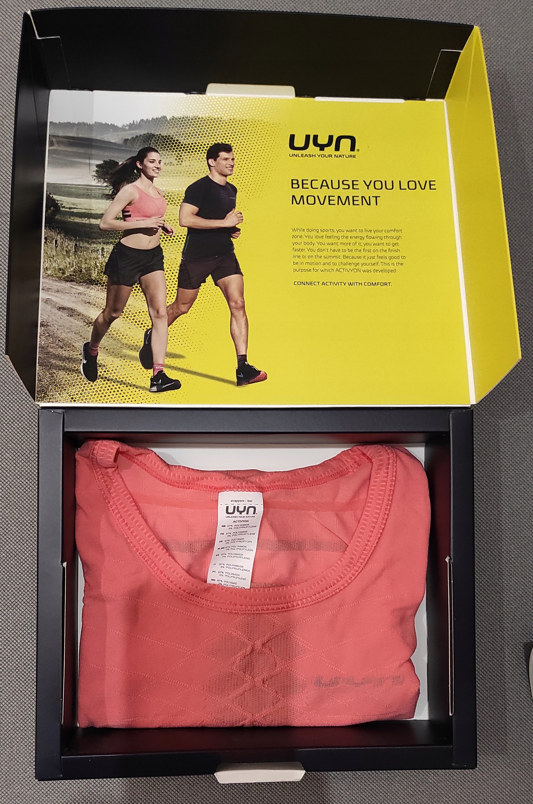 Koszulka damska bez rękawów UYN ACTIVYON RUNNING L Kod producenta O101244 P272