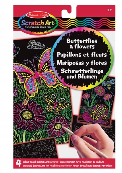 

Zestaw Zdrapek Motyle I Kwiatki 15956 Melissa Doug