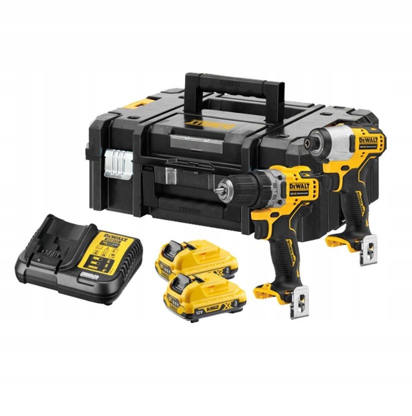 Sada Combo 12V (DCD701+DCF801) 2x3,0Ah DeWALT DCK2110L2T