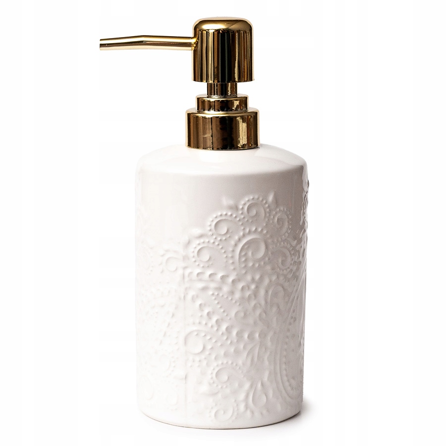 

Dozownik do mydła Glamour 380ml ze złotą pompką