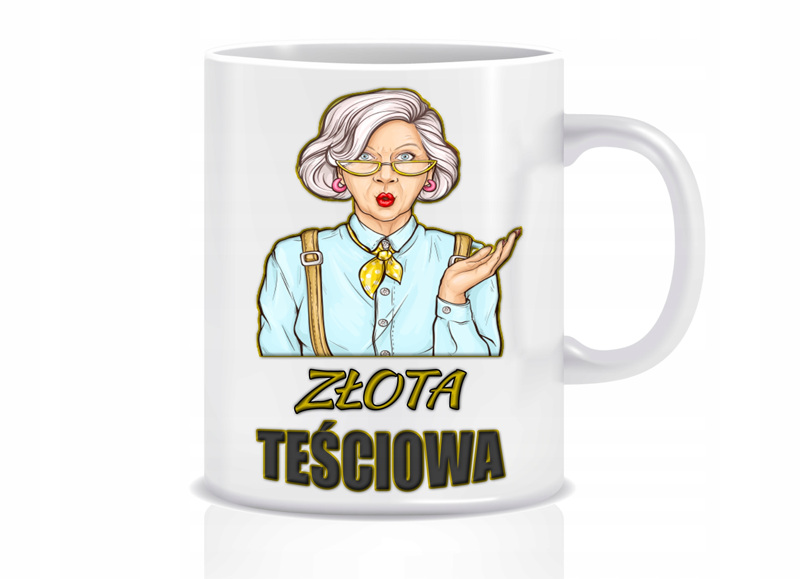 

Kubek Śmieszny Dla Teściowej Kartonik Imię