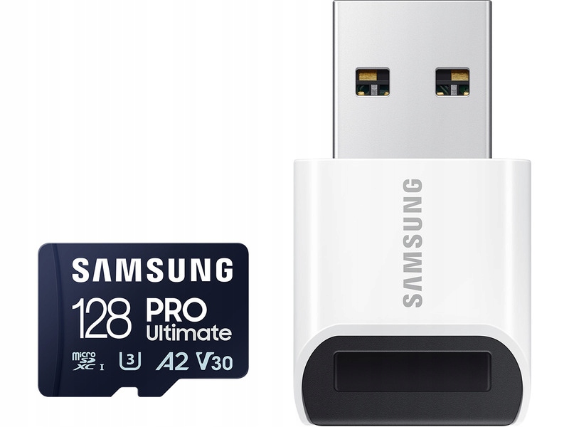 Karta pamięci SAMSUNG Pro Ultimate microSDXC 128GB Klasy prędkości A2
