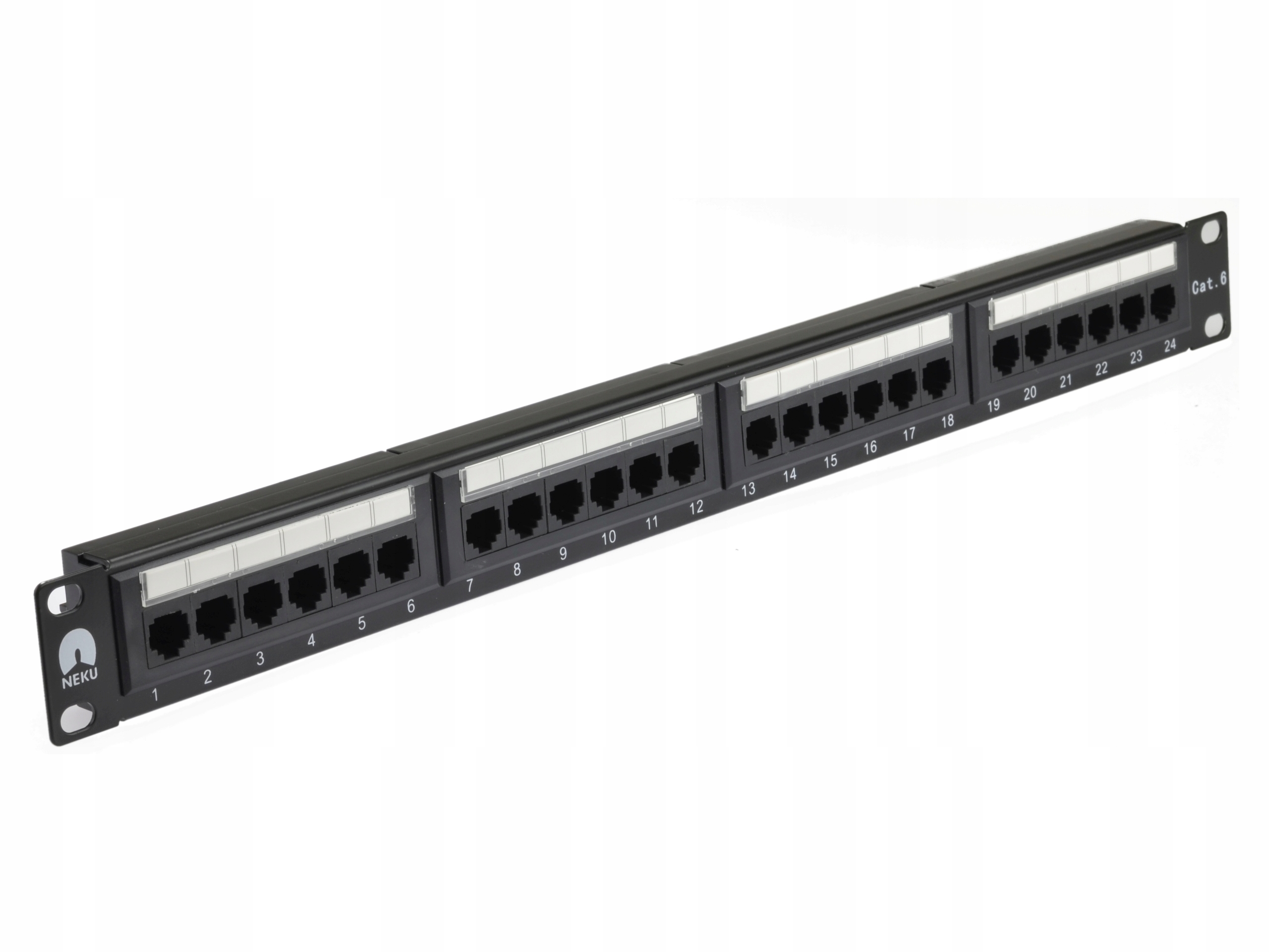 Neku Patch panel patchpanel Rack 19'' kat6 24p Utp