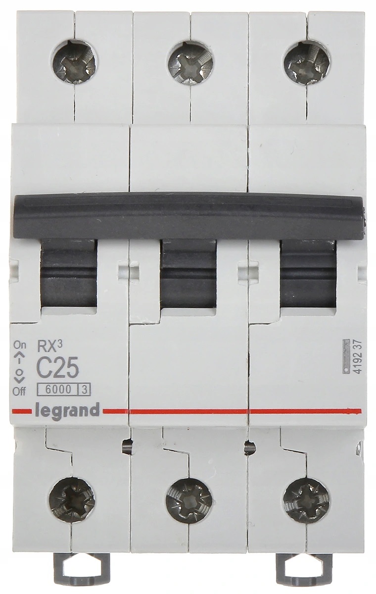

Wyłącznik nadprądowy Legrand RX3 419237 C25A S303