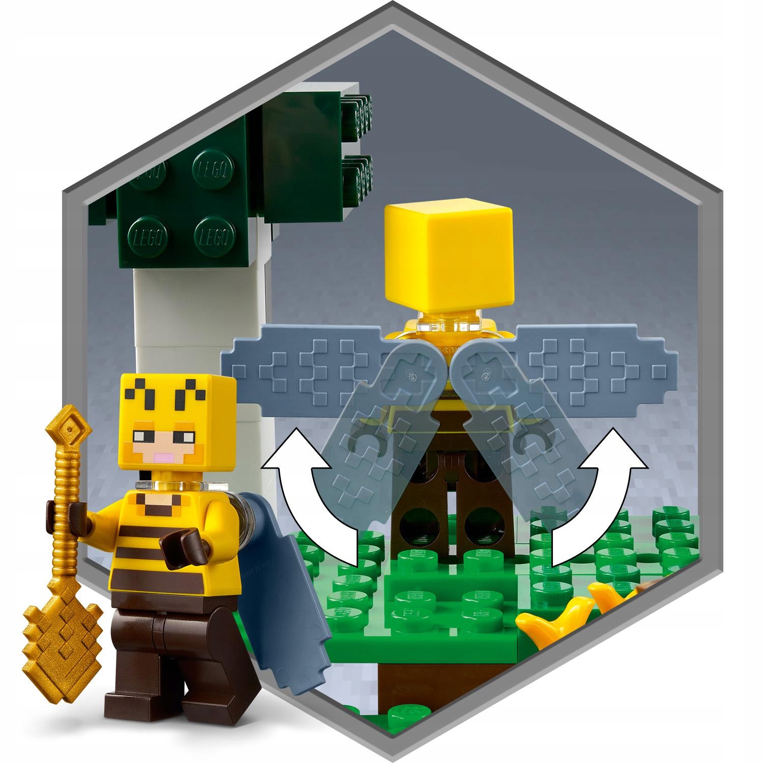 LEGO Minecraft Pasieka 21165 Wiek dziecka 8 lat +