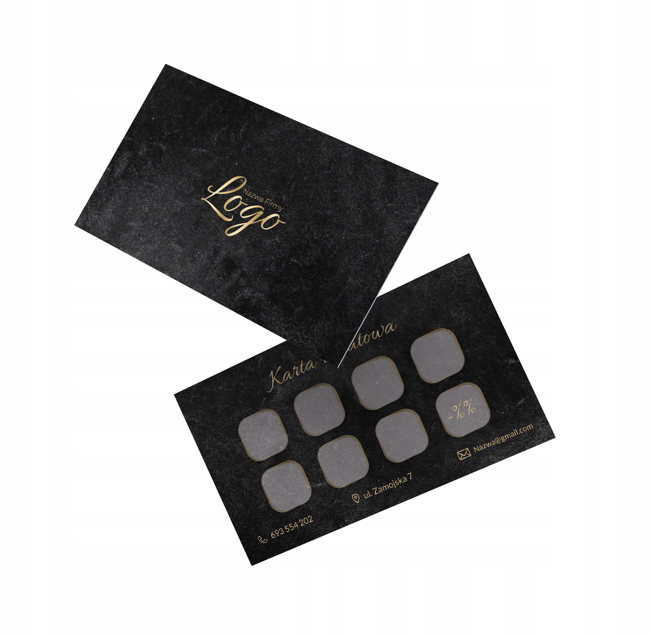 

Karty rabatowe karty stałego klienta 120 szt