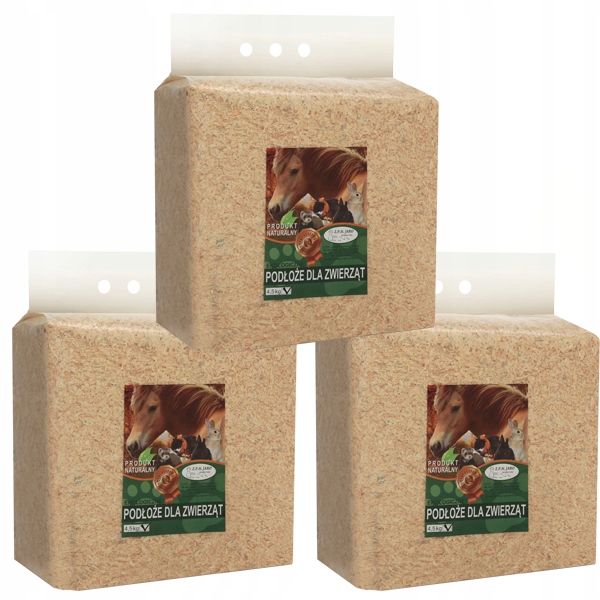 Levně Piliny přírodní substrát pro hlodavce 3x100L