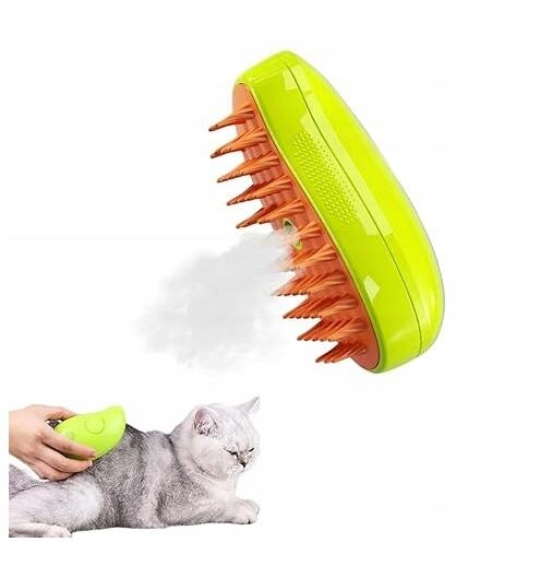 Parní kartáč pro kočky, samočistící parní kartáč pro kočky