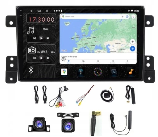 Rádio Navigácia Carplay Android Suzuki Grand Vitara 05-14 4GB 64GB Sim