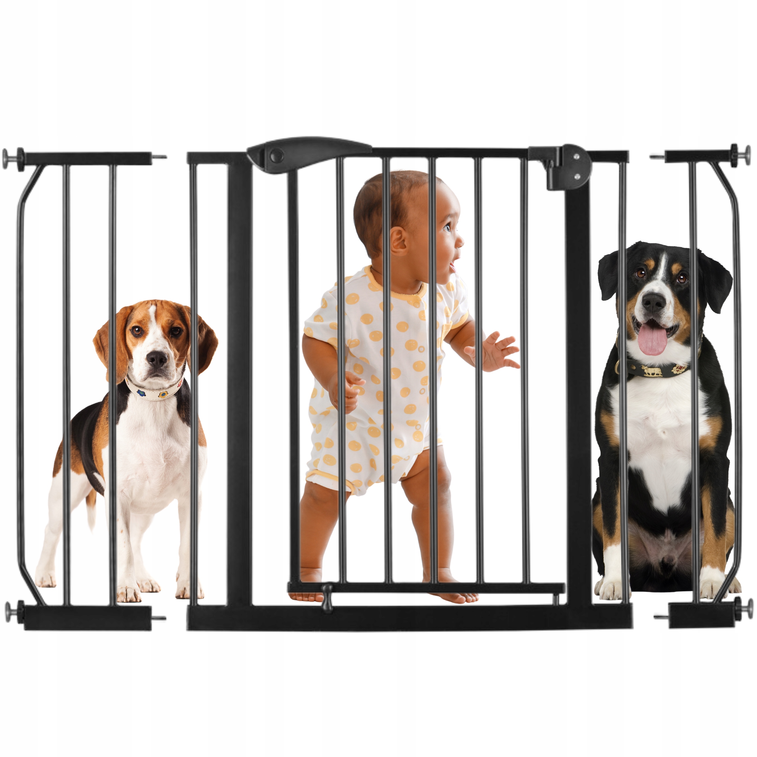 BARIERKA NA SCHODY DRZWI ZABEZPIECZAJĄCA BRAMKA ROZPOROWA OCHRONNA 75-115cm