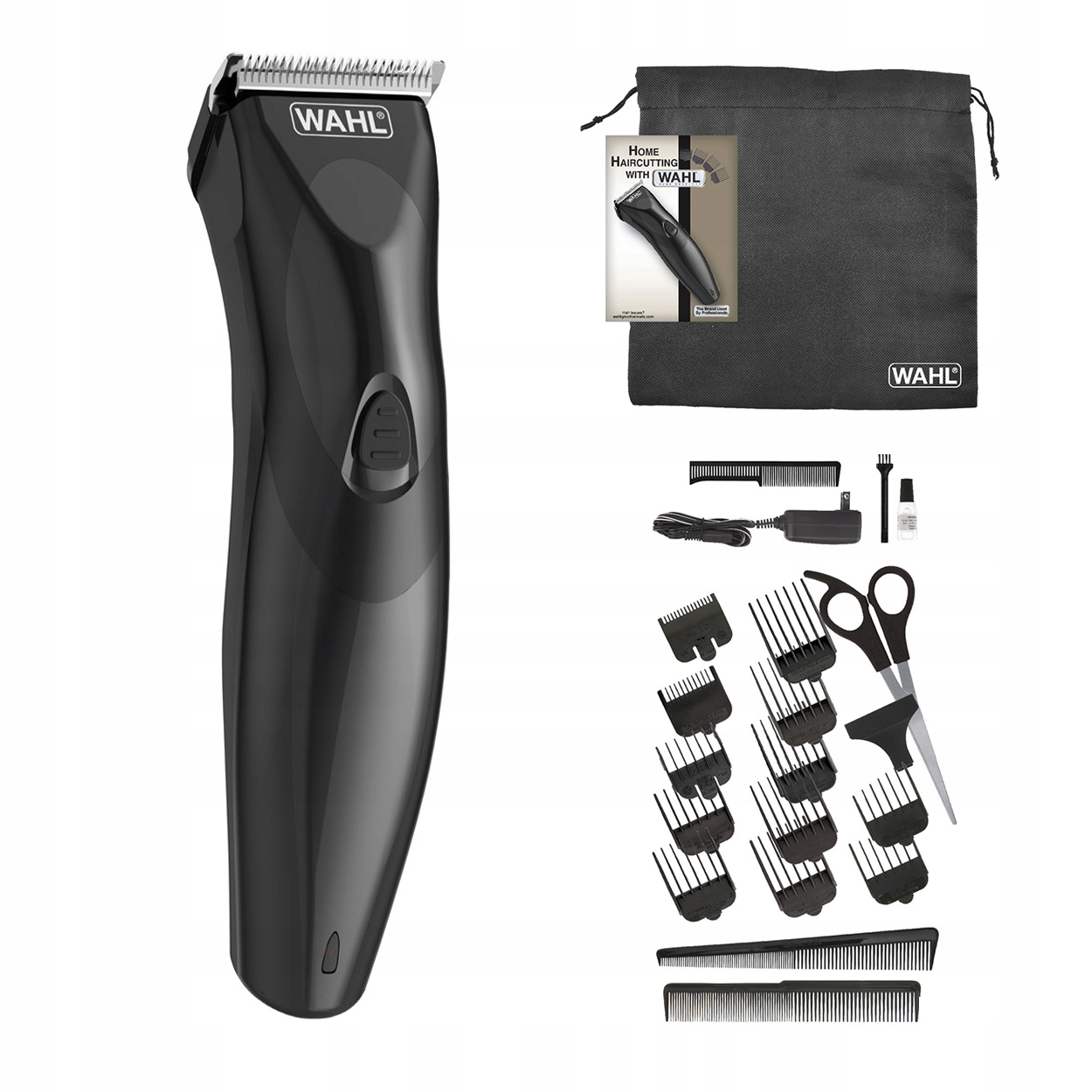 Zastřihovač vlasů Wahl 09639-816 Holicí Strojek Na Vlasy Barber Nástavce