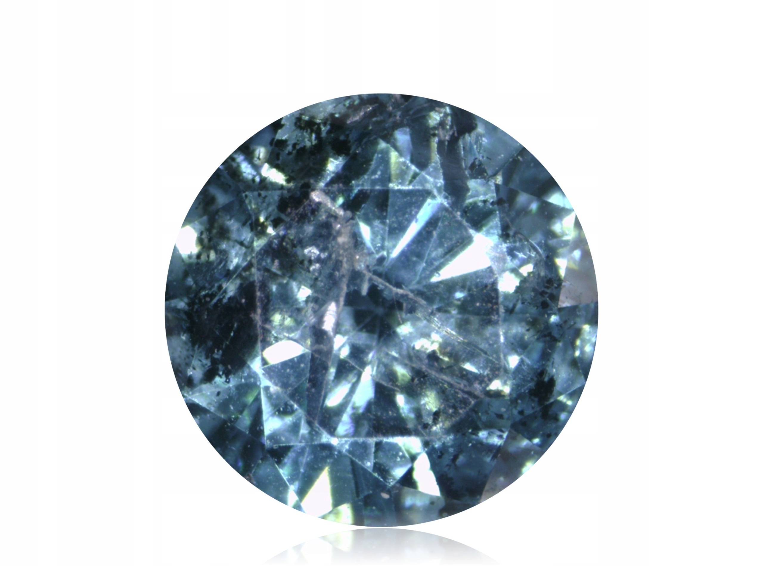 Diamant 0.21ct Modrý Briliant I3 eCertifikát Wbd