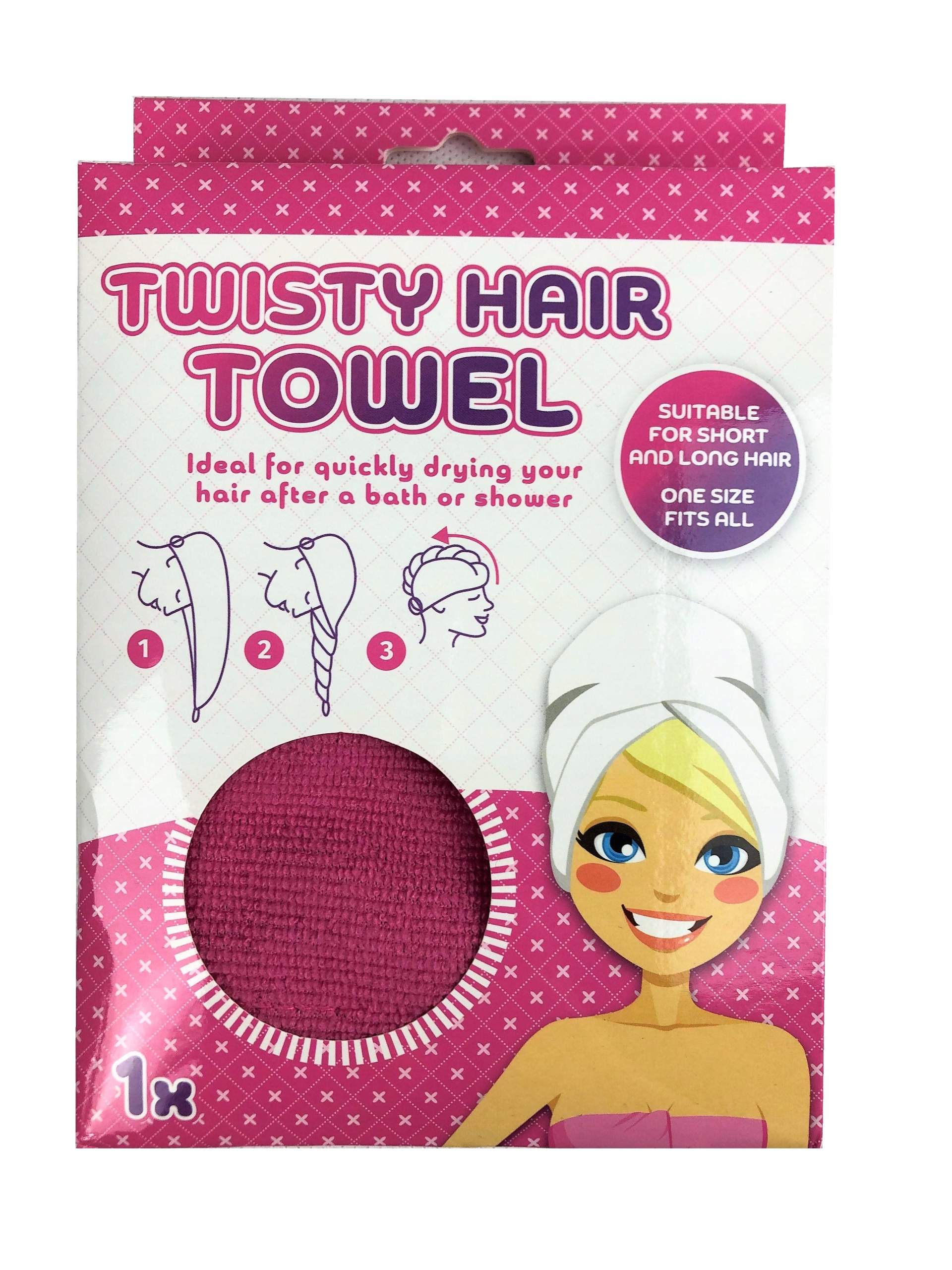 

Ręcznik do Włosów z Mikrofibry Turban do Suszenia