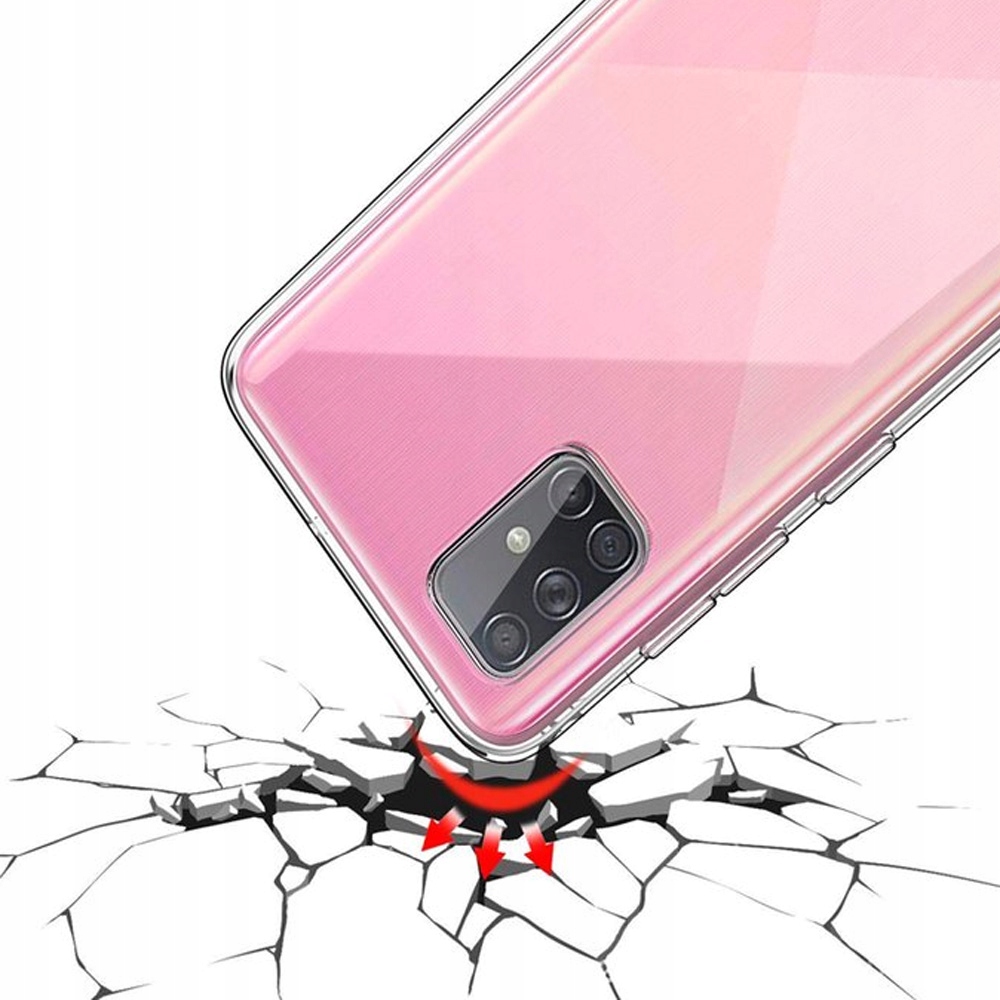 ETUI CIENKIE CLEAR CASE SLIM PLECKI POKROWIEC FUTERAŁ DO SAMSUNG GALAXY A71 Dedykowana marka Samsung