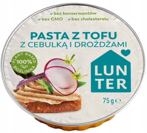 

Pasta z tofu z cebulką i drożdżami 75g Lunter