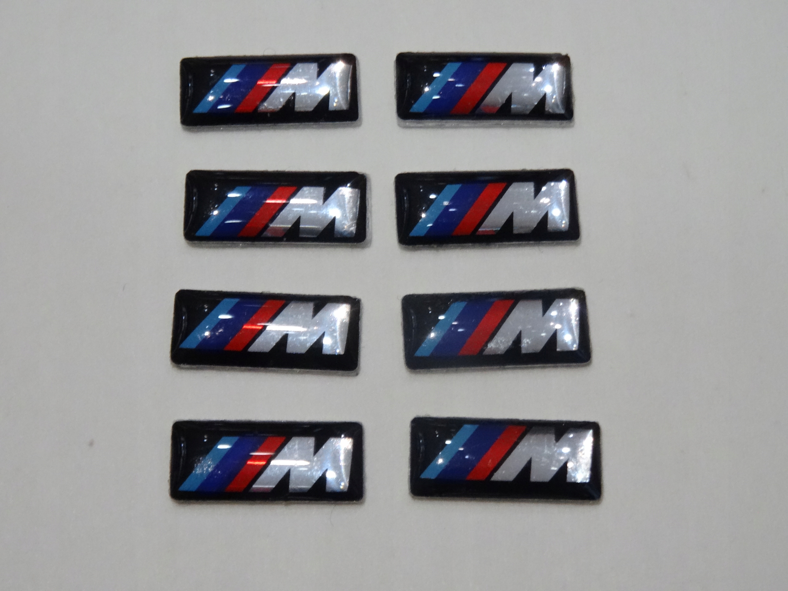

4x Logo Naklejki Emblematy Bmw M Power 16x7 mm