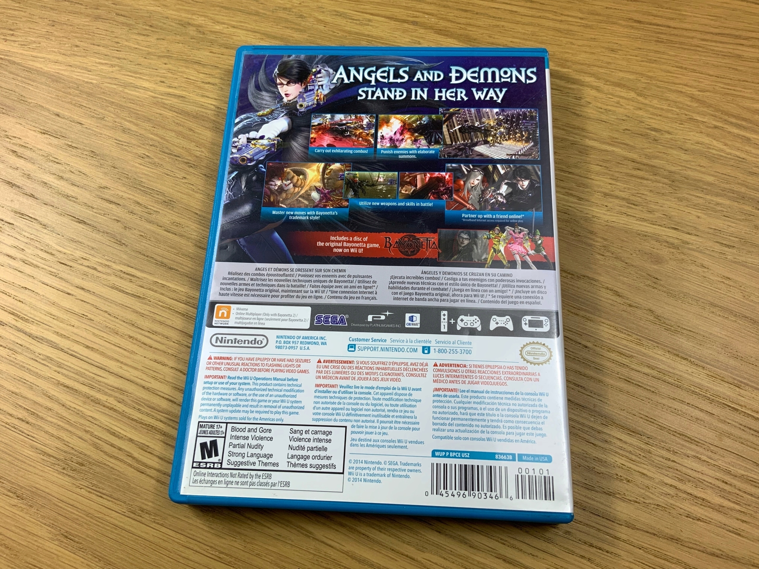 BAYONETTA 2 + 1 płyty ideał NTSC Wii U Tytuł Bayonetta 2