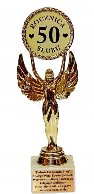 

Statuetka miły prezent 50 Rocznicę Ślubu Jubileusz