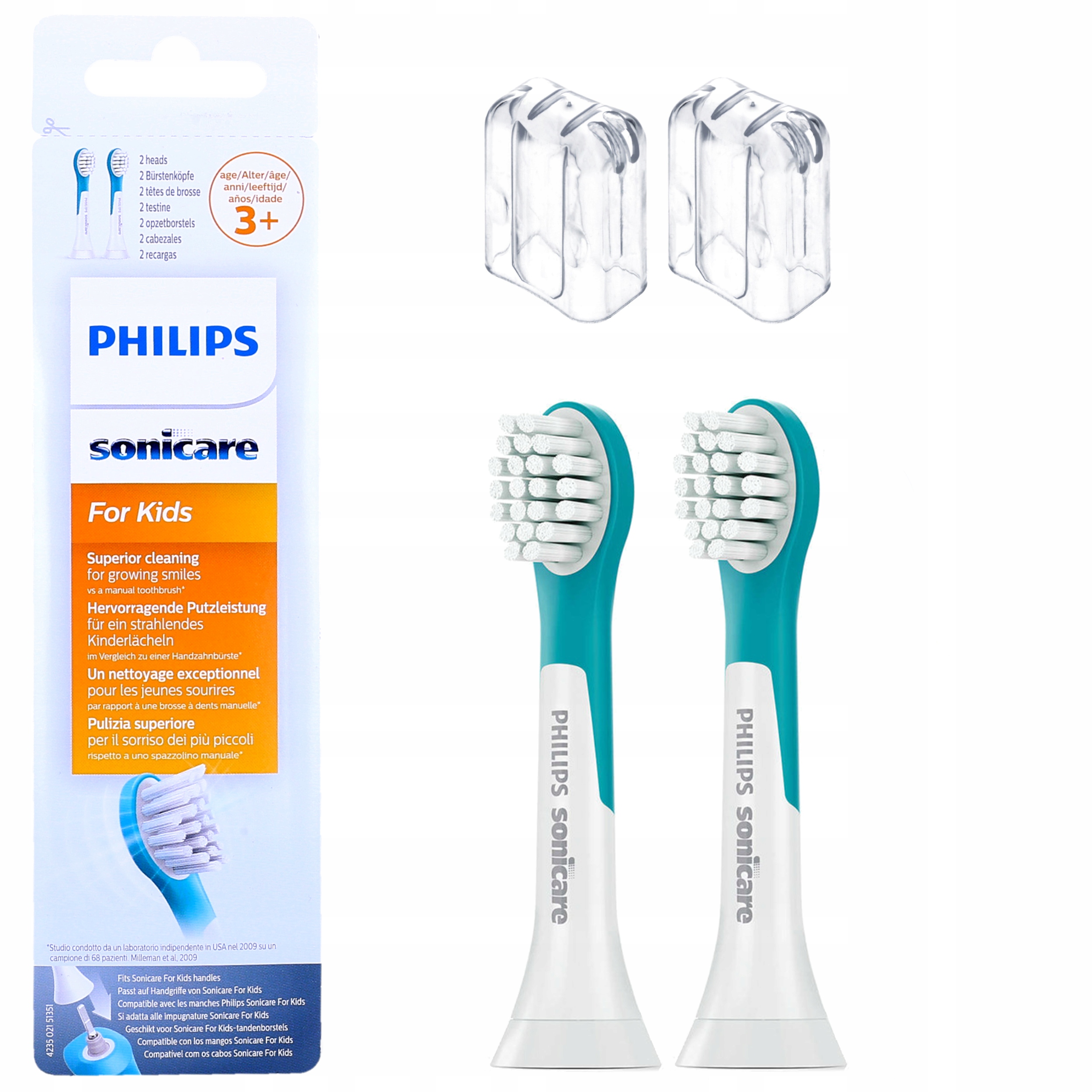 

2x Końcówka Philips Sonicare HX6032/33 Kids 3+