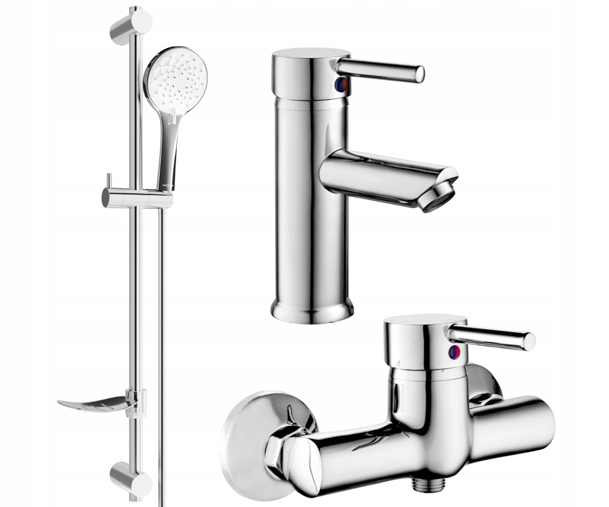 

Mexen Lua DF74 Zestaw Prysznicowy Bateria Chrom