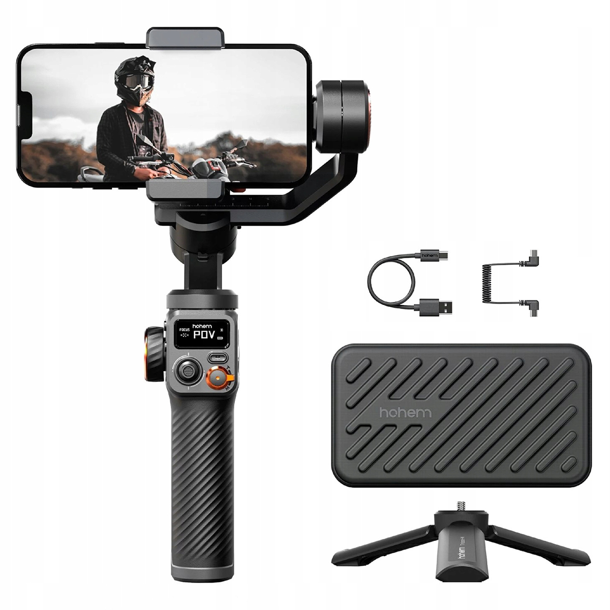 3-osiowy Gimbal Stabilizator ręczny Hohem iSteady M6 do telefonu 360°