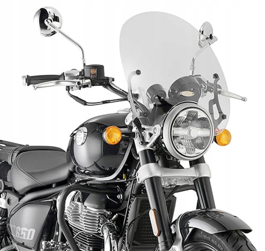 Kappa Sklo Royal Enfield Meteor 650 '23, 38 X 42 CM Transparentné